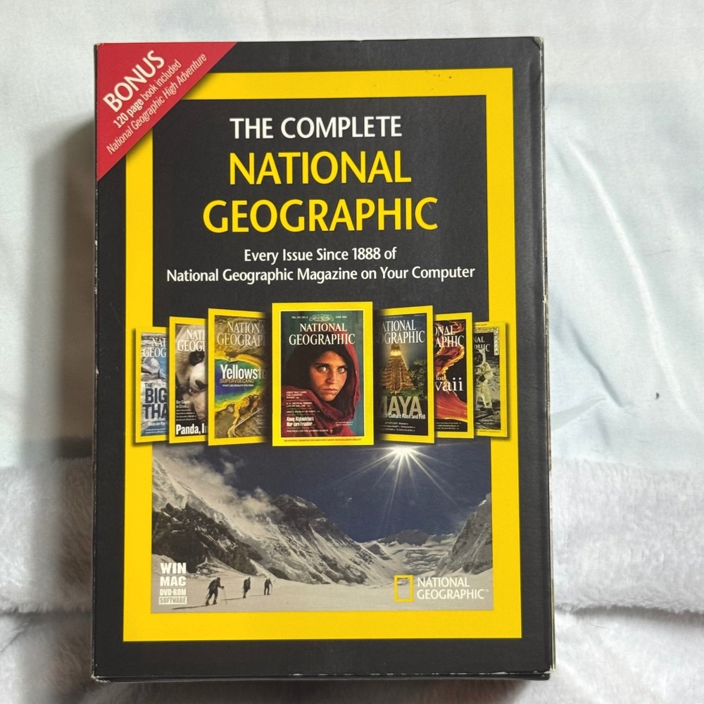 National Geographic The Complete National Geographic 1888-2009 DVD ROM Set Book
